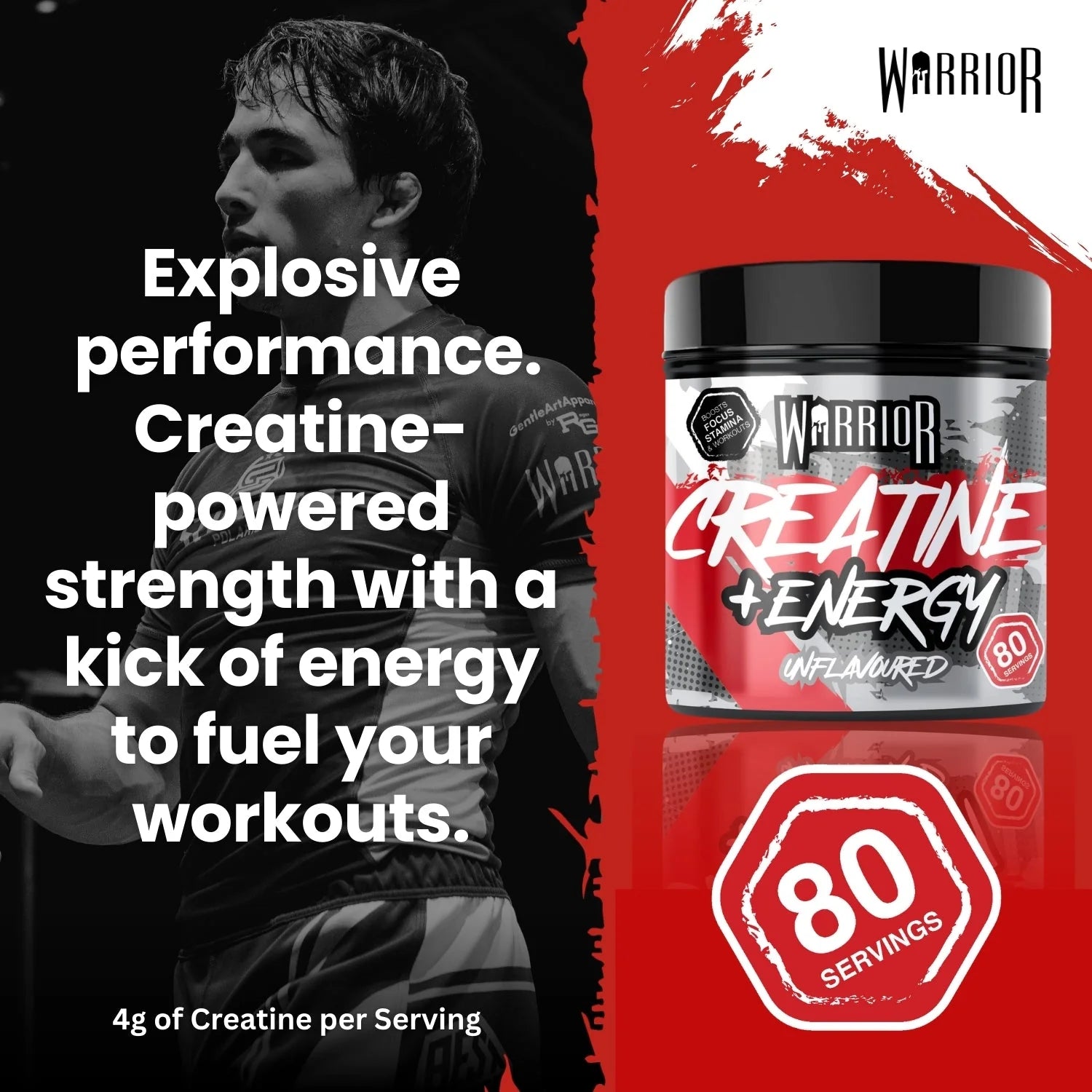Warrior Creatine Plus Energy 360g