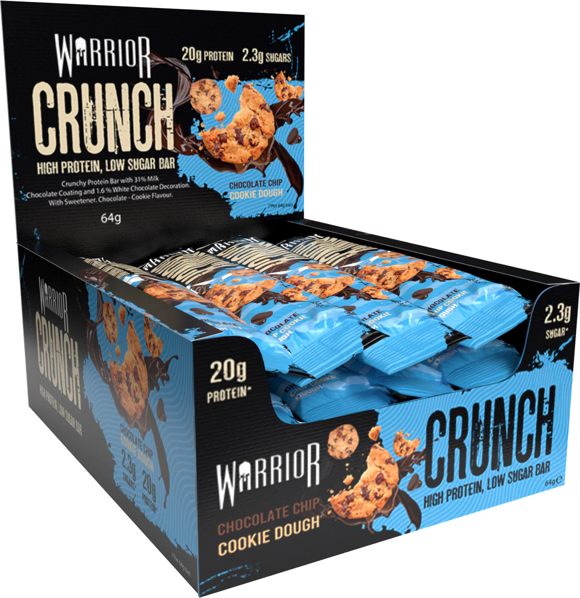 Warrior Crunch Protein Bar 12x64g