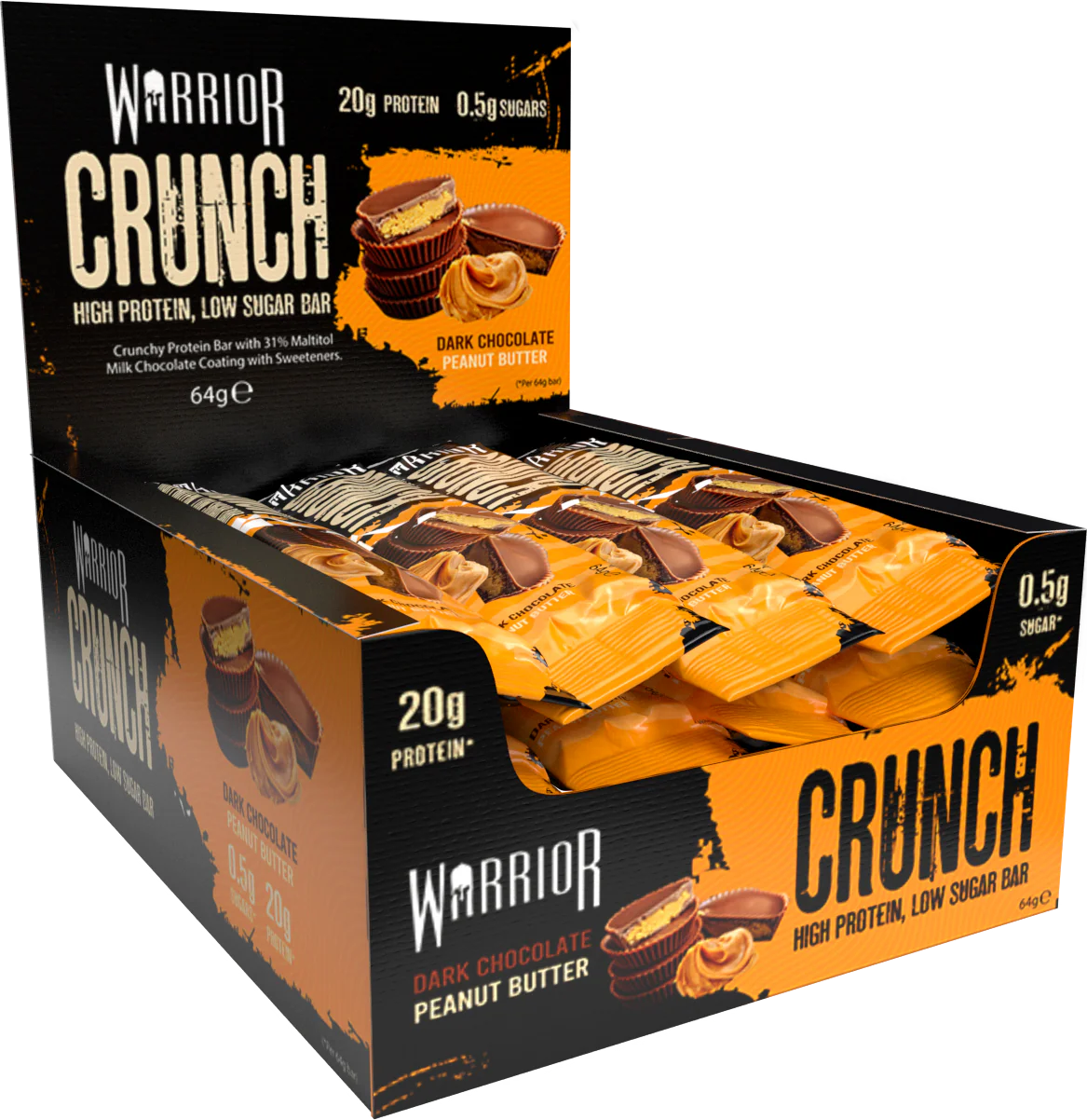 Warrior Crunch Protein Bar 12x64g