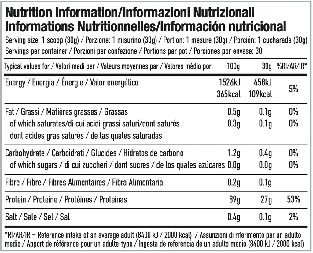 Per4m Isolate Zero Whey Protein Isolate 2kg