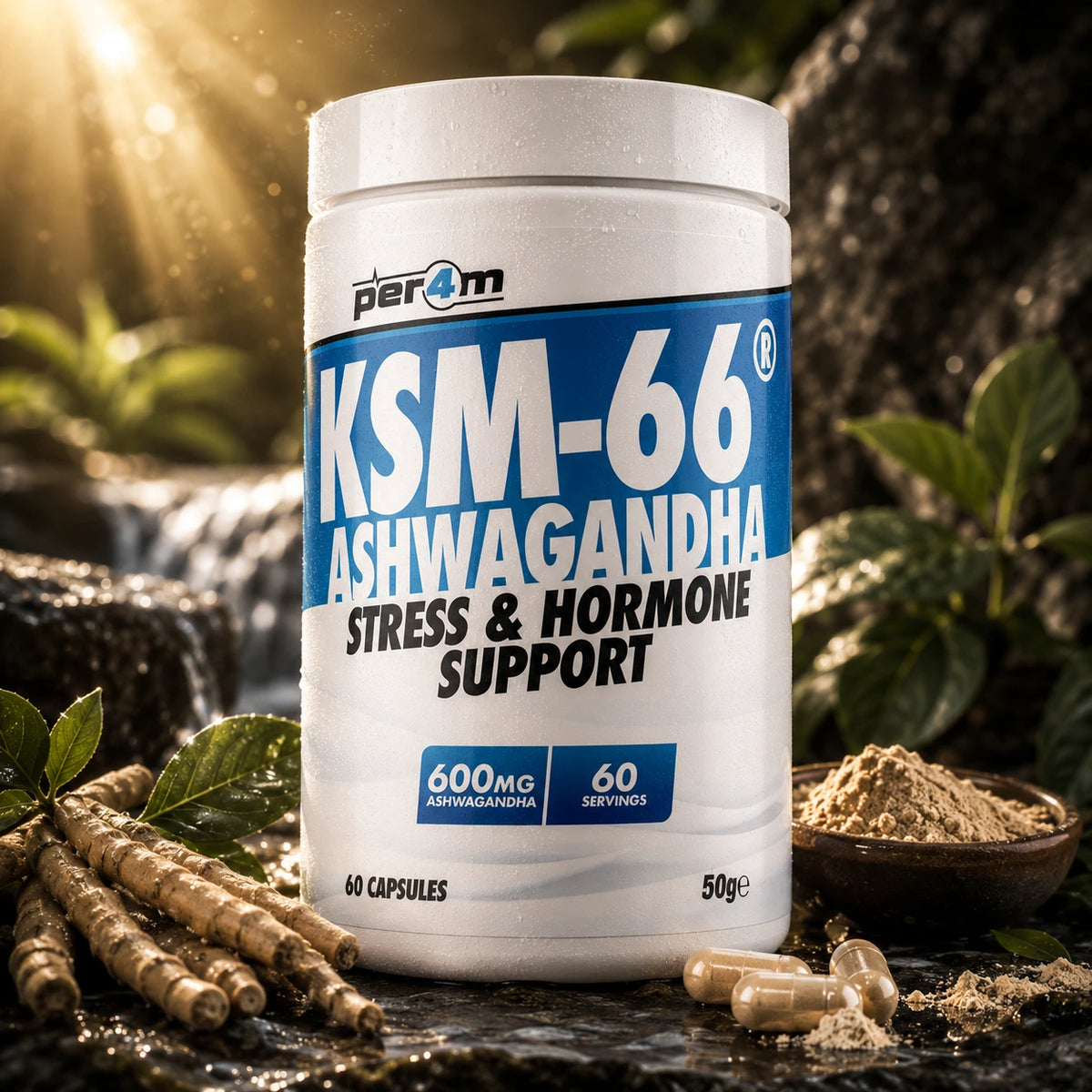 Per4m KSM-66 Ashwagandha 60 Capsules