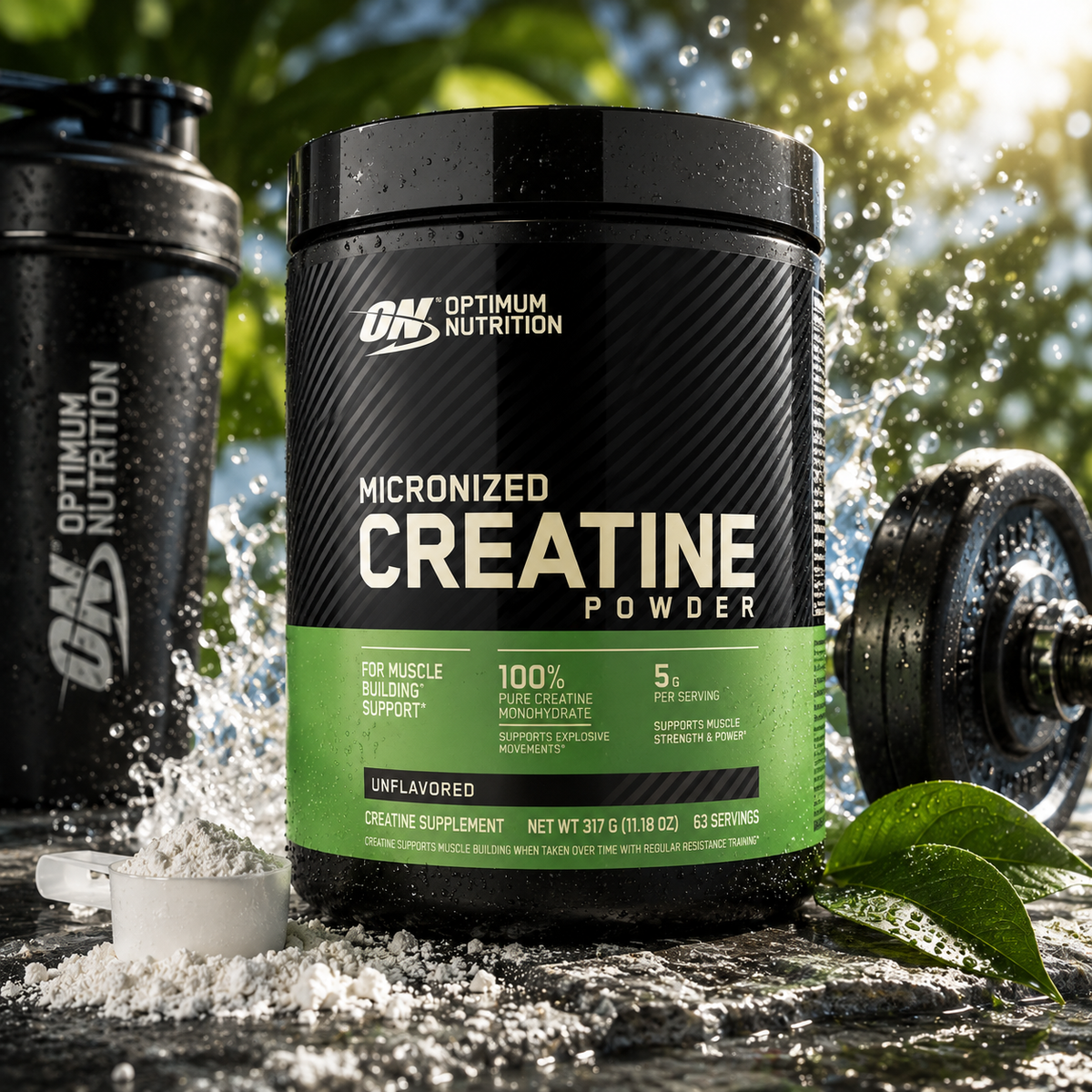 Optimum Nutrition Micronised Creatine Monohydrate 634g