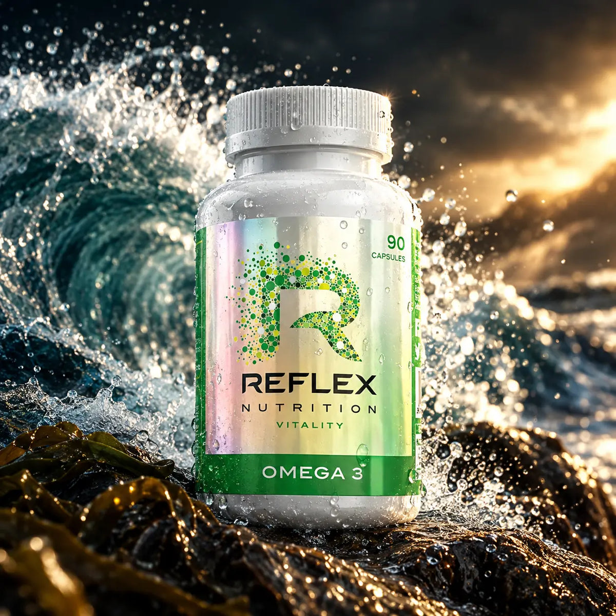 Reflex Nutrition Omega 3 Fish Oil 1000mg | 90 Capsules | Halal Suitable