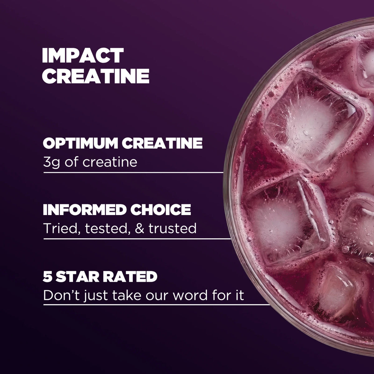 Myprotein Impact Creatine 255g Vimto Flavour 3g Per Serving