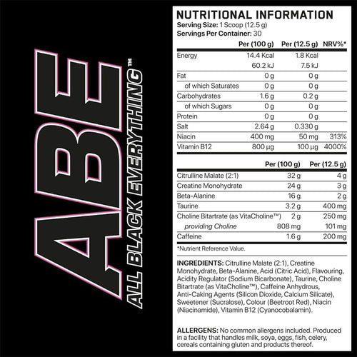 Applied Nutrition ABE Pre-Workout 375g