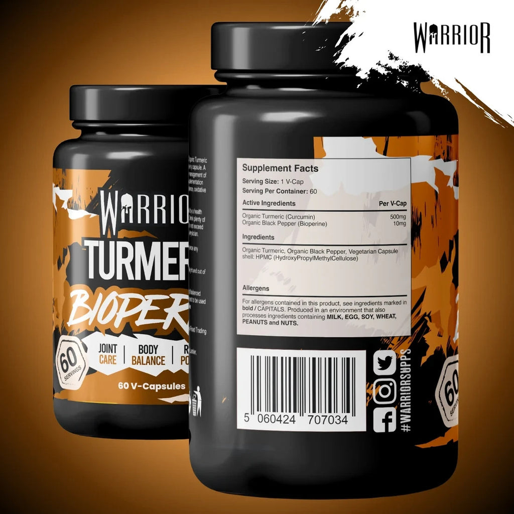 Warrior Turmeric & Bioperine 510mg