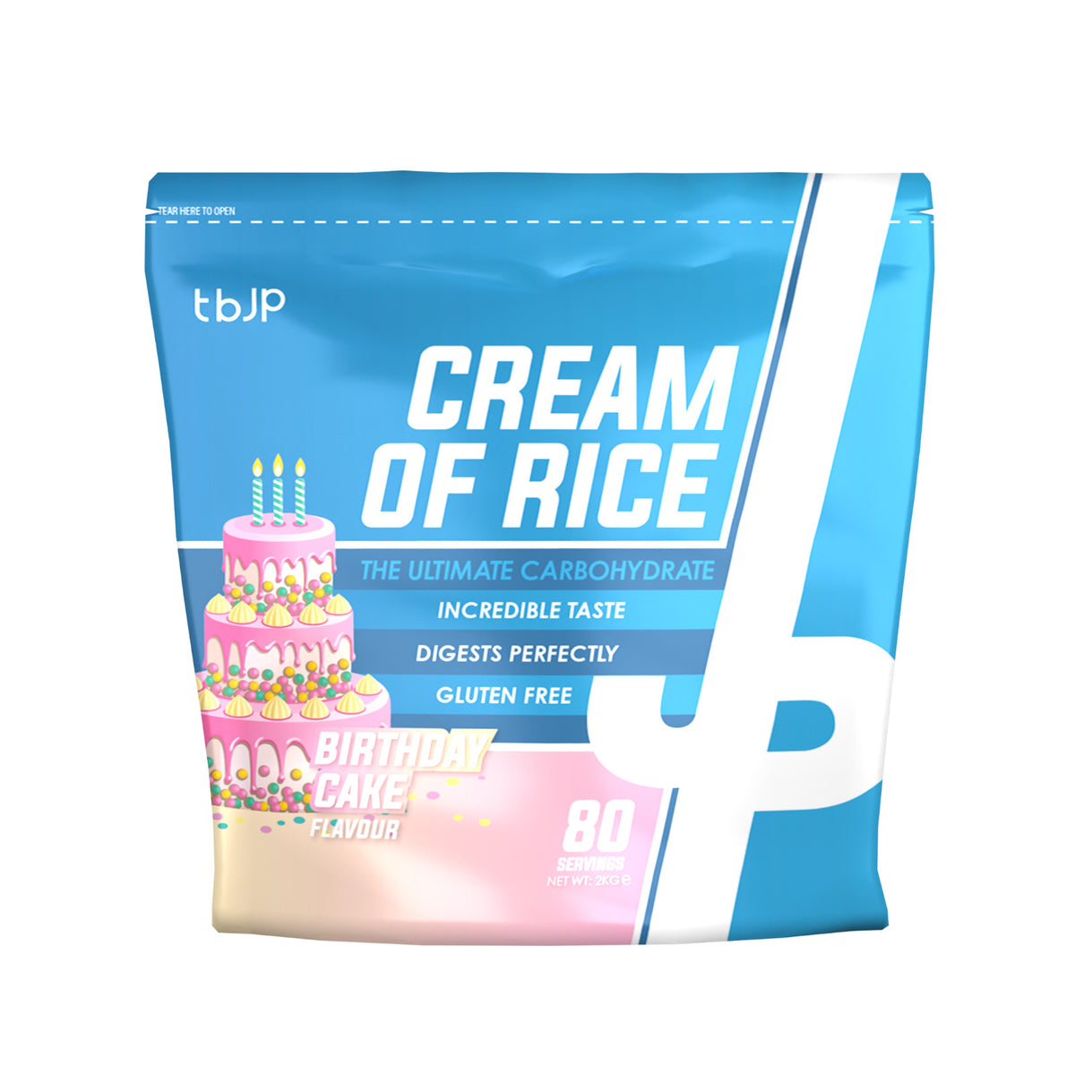 TBJP Cream of Rice 2kg | High Carb Powder | 21 Flavours