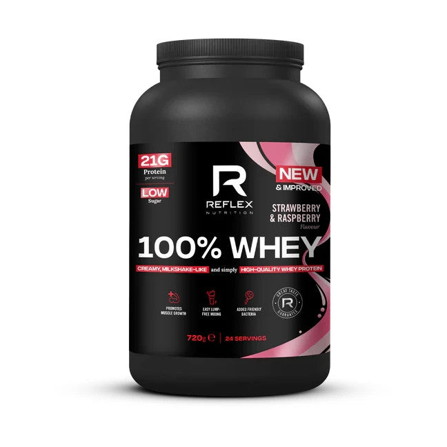 Reflex Nutrition 100% Whey Protein 720g | 21g Protein | Halal Certified | 4 Flavours