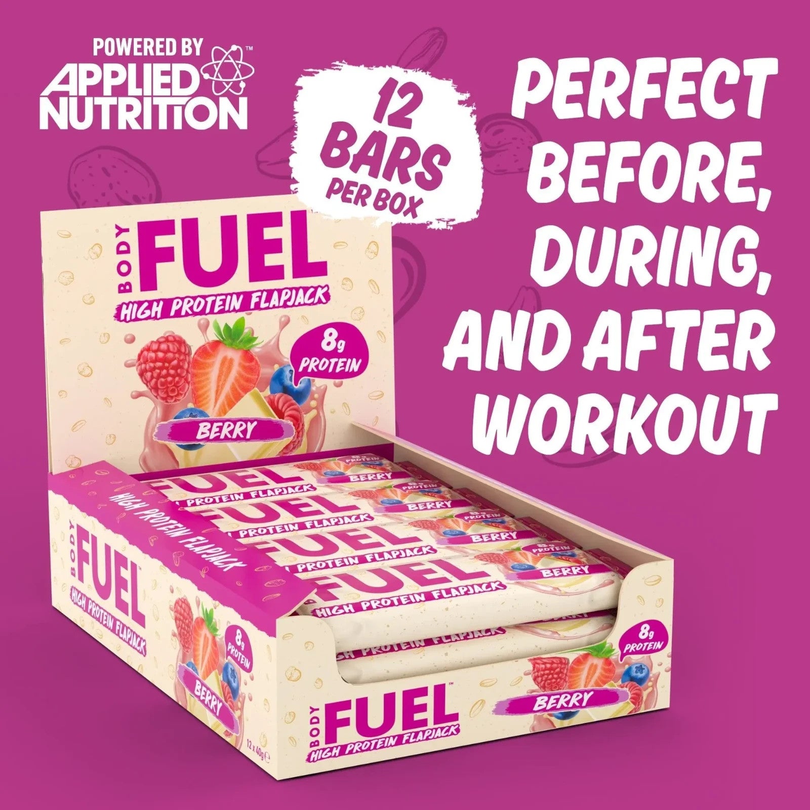 Applied Nutrition Body Fuel High Protein Flapjack 12x40g