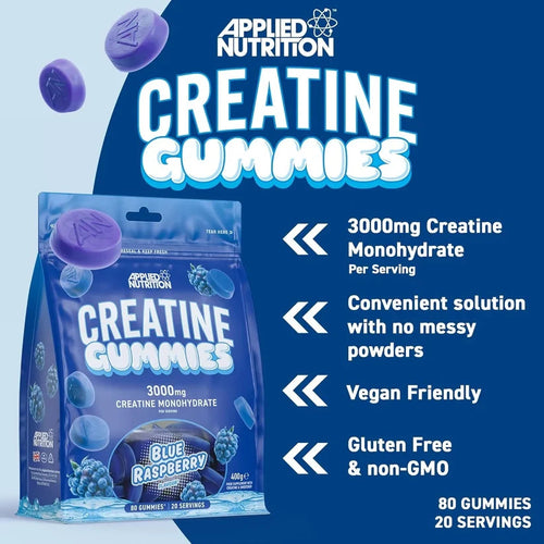 Applied Nutrition Creatine Monohydrate Gummies 80 Gummies 3g