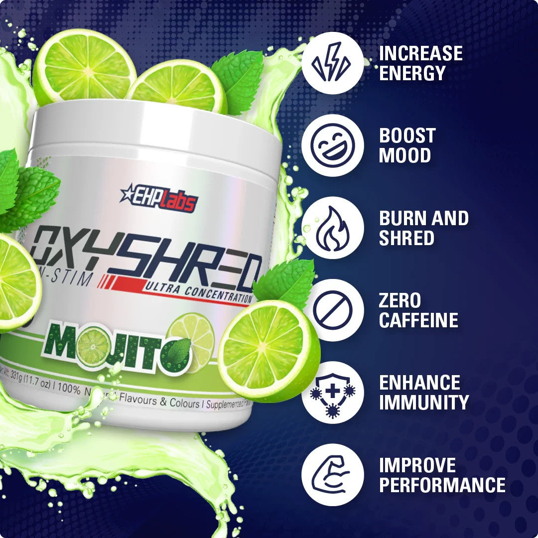 EHP Labs OxyShred Non-Stim Fat Burner 324g