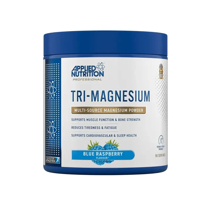 Applied Nutrition Tri-Magnesium 200g | Triple-Source Magnesium Powder | 50 Servings | Halal Certified