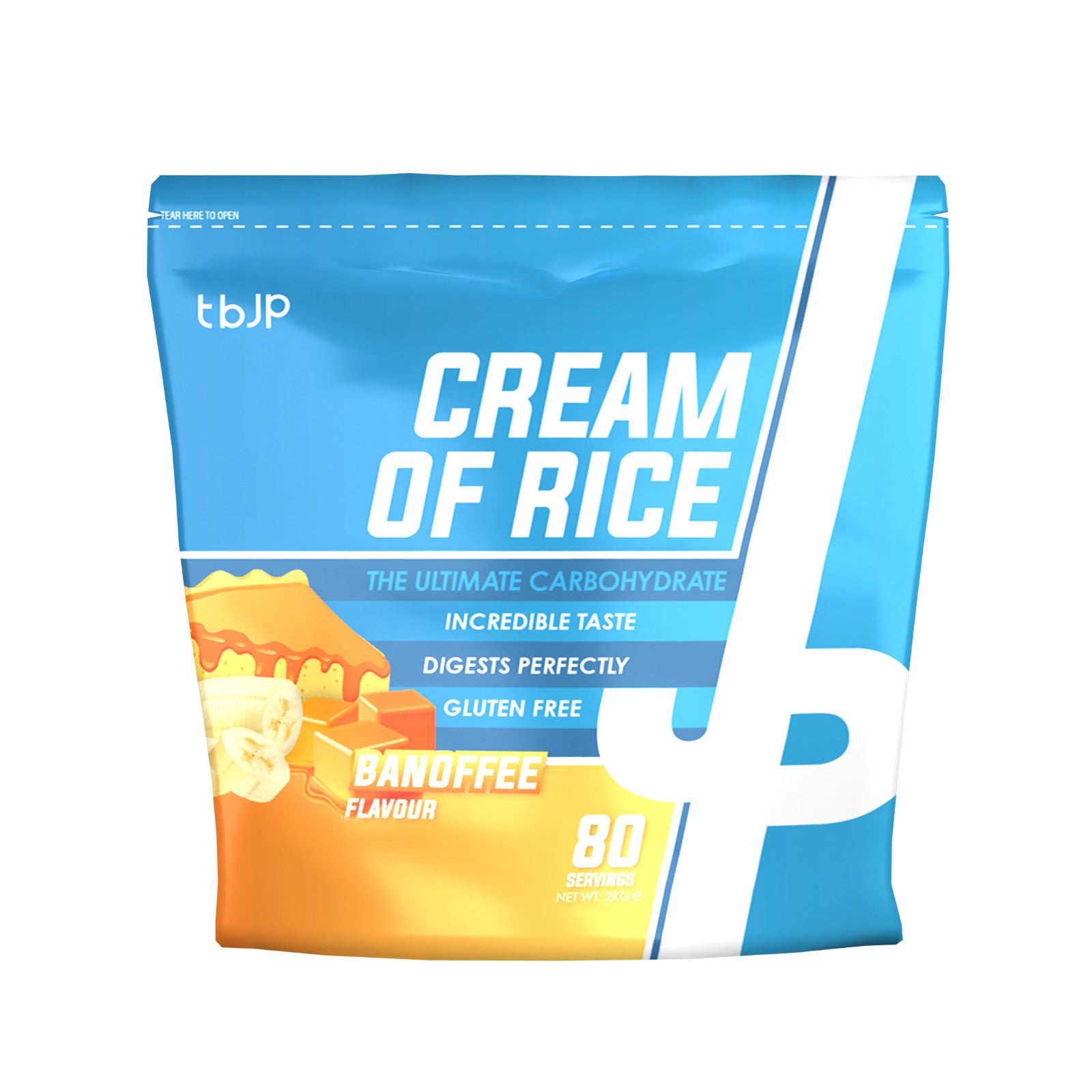 TBJP Cream of Rice 2kg | High Carb Powder | 21 Flavours