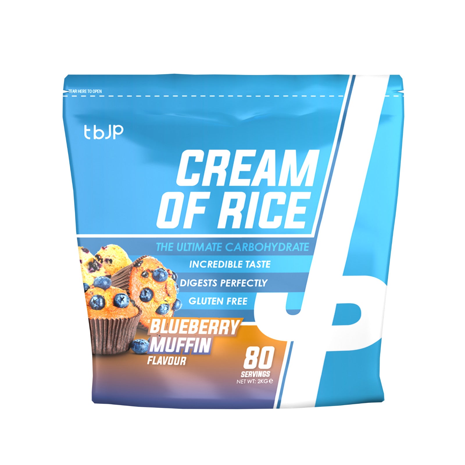 TBJP Cream of Rice 2kg | High Carb Powder | 21 Flavours