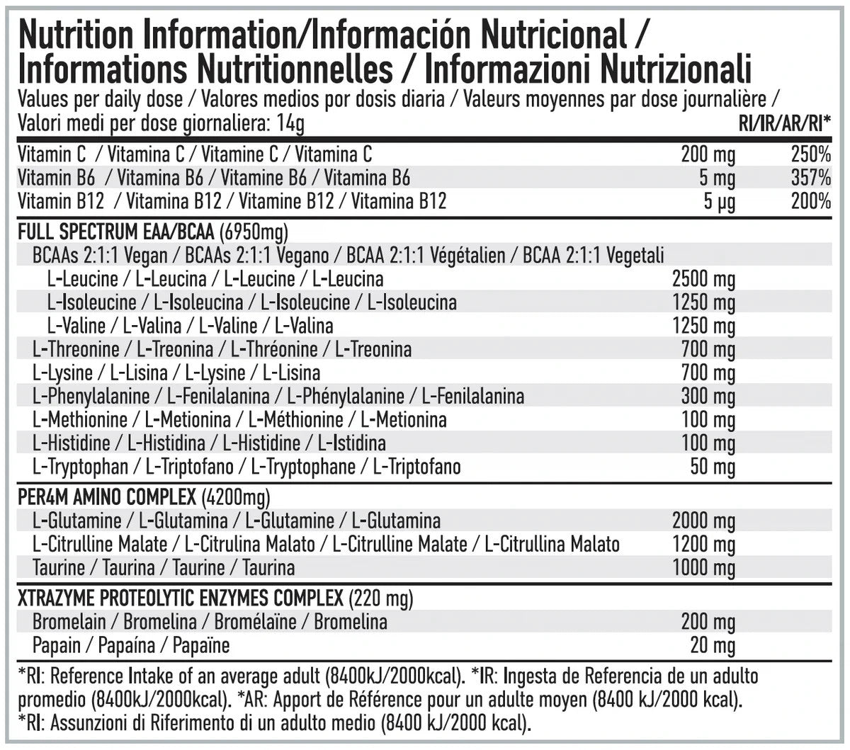 Per4m EAA Xtra 420g