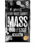 Warrior Lean Mass Gainer 5040g | 61g Protein | Halal Certified | 3 Flavours