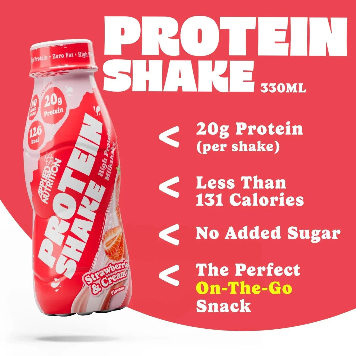 Applied Nutrition High Protein RTD Shake 8x330ml 20g