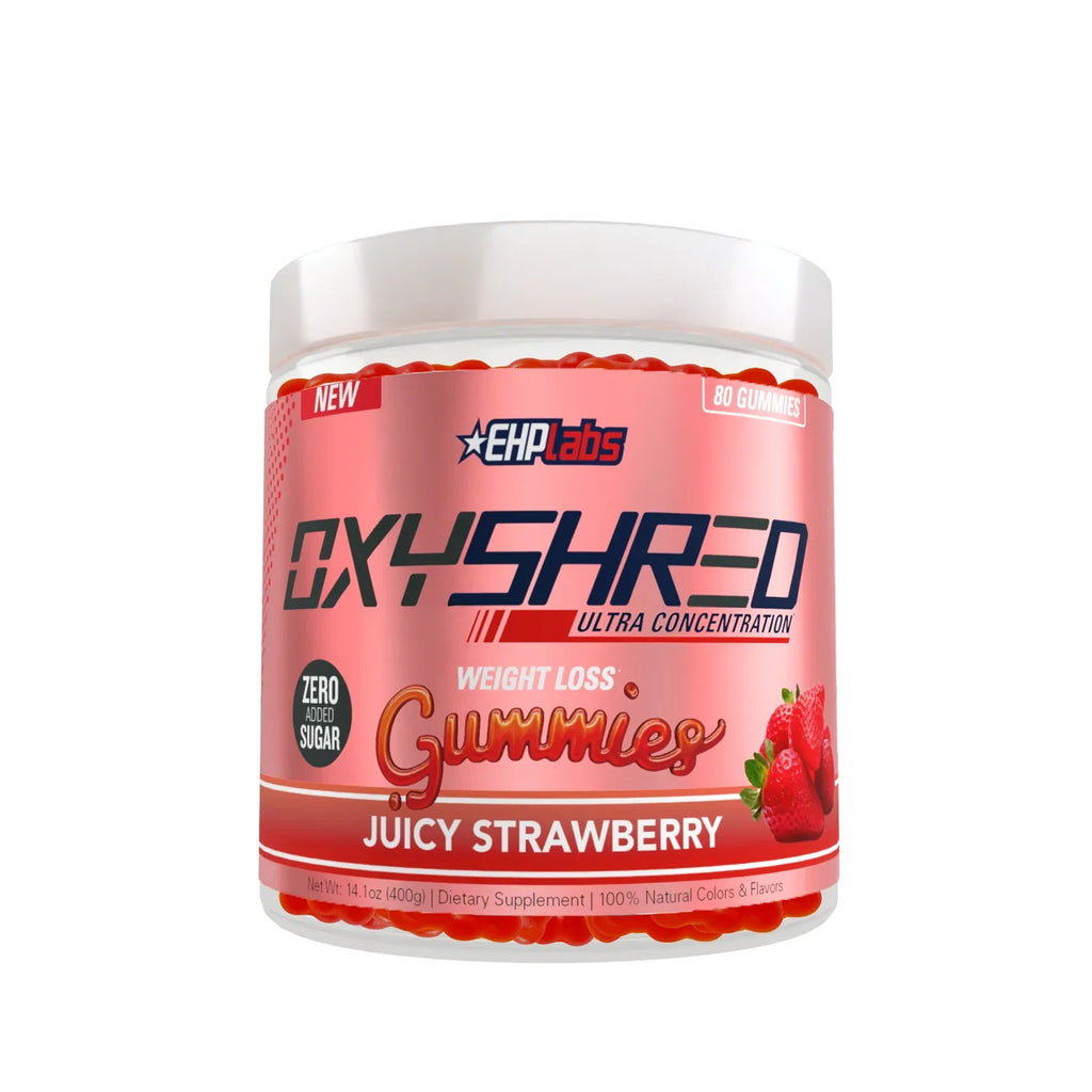 EHP Labs OxyShred Gummies 400g 80 Gummies Strawberry