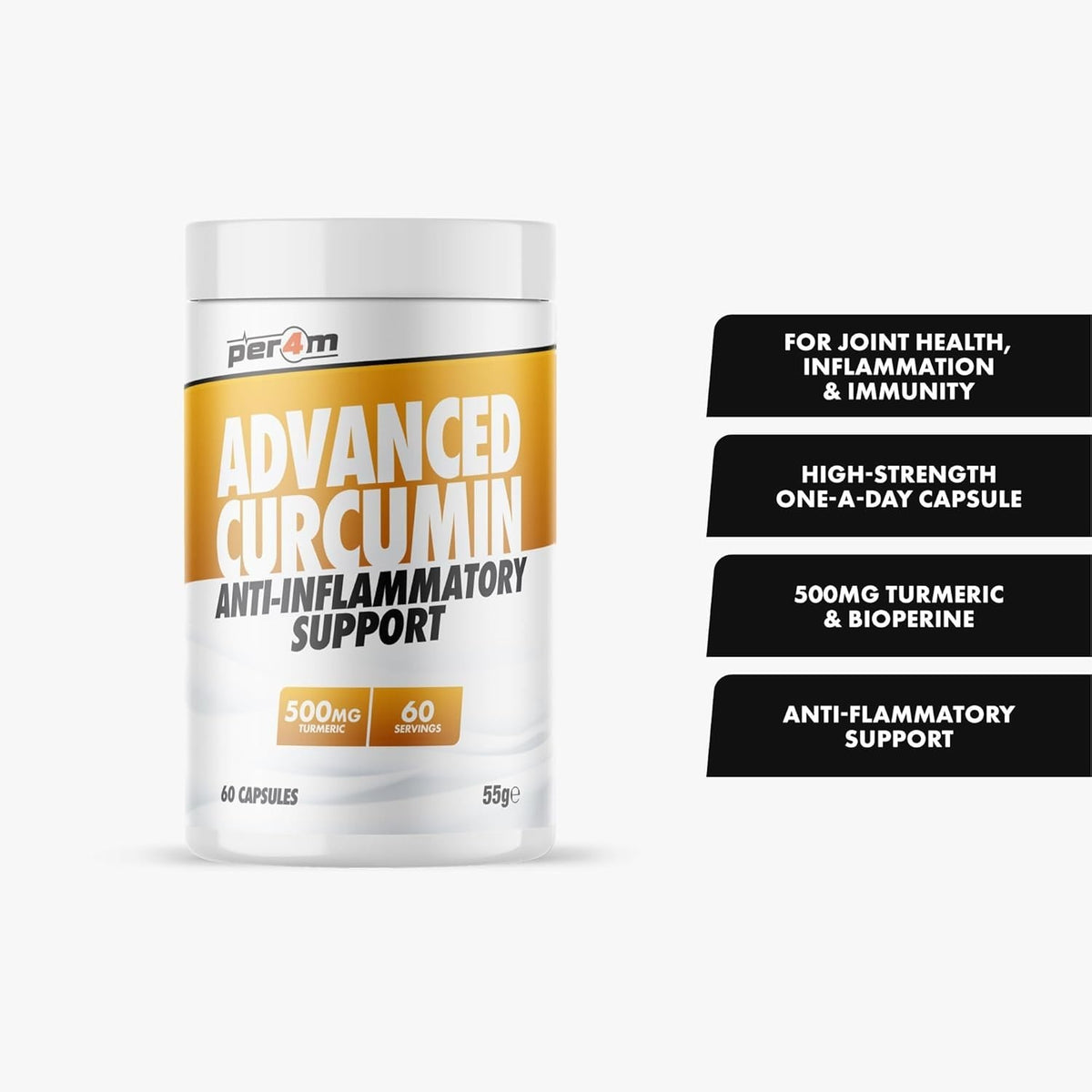 Per4m Advanced Curcumin Turmeric 500mg