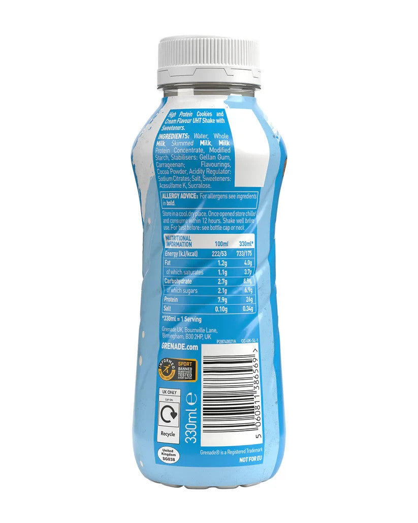 Grenade Protein Shake RTD 8x330ml