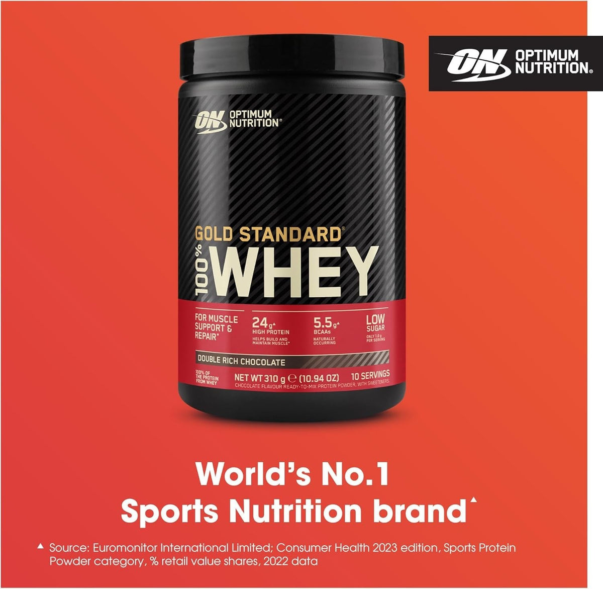 Optimum Nutrition Gold Standard 100% Whey Protein 310g Chocolate