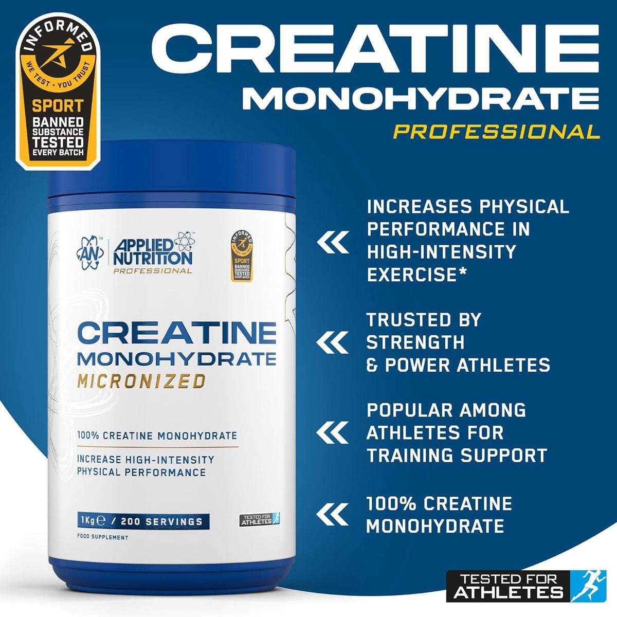 Applied Nutrition Creatine Monohydrate 1kg