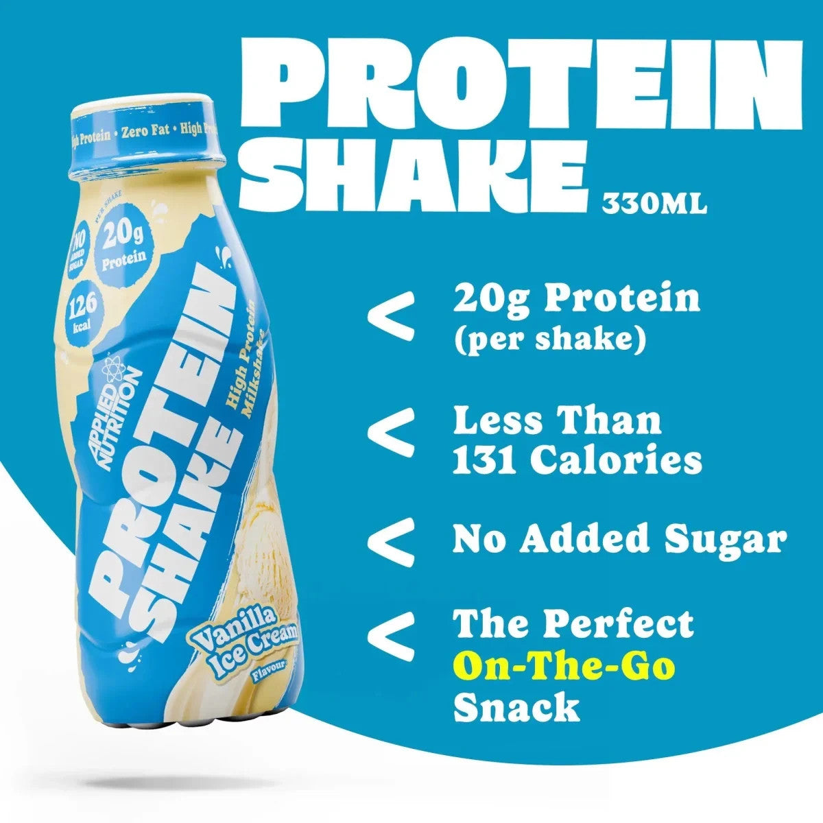 Applied Nutrition High Protein RTD Shake 8x330ml 20g