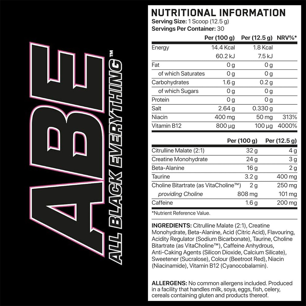 Applied Nutrition ABE Pre-Workout 375g