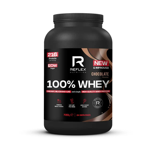 Reflex Nutrition 100% Whey Protein 720g | 21g Protein | Halal Certified | 4 Flavours