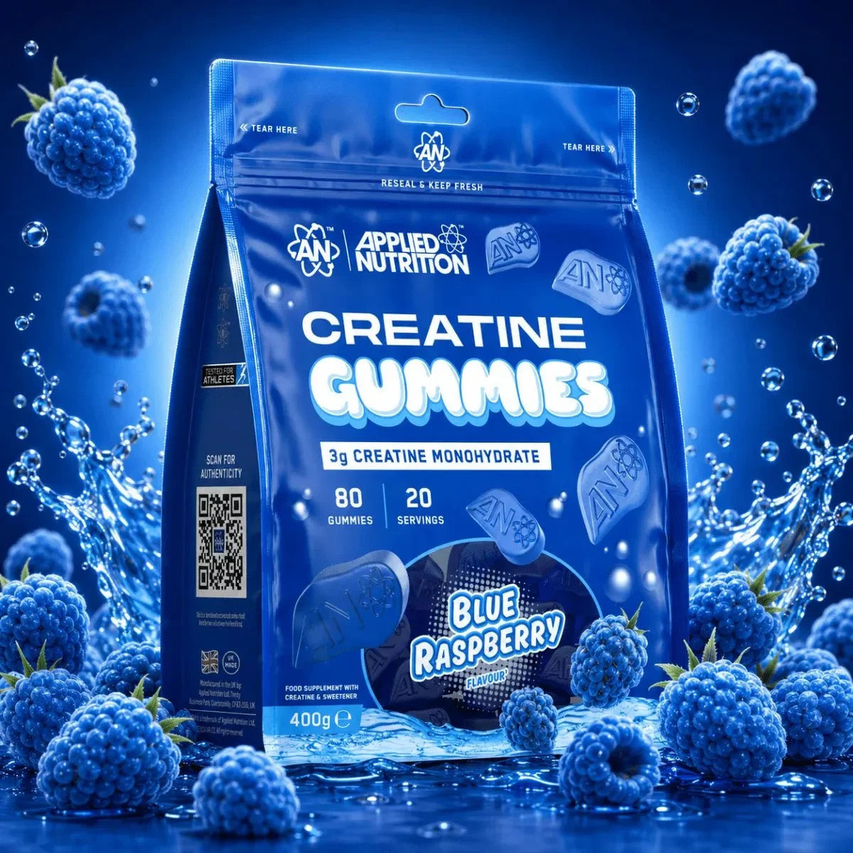 Applied Nutrition Creatine Monohydrate Gummies 80 Gummies 3g