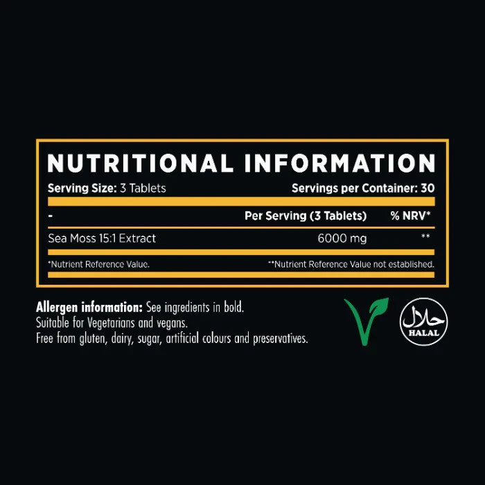 Refined Nutrition Ultra Sea Moss 6000mg
