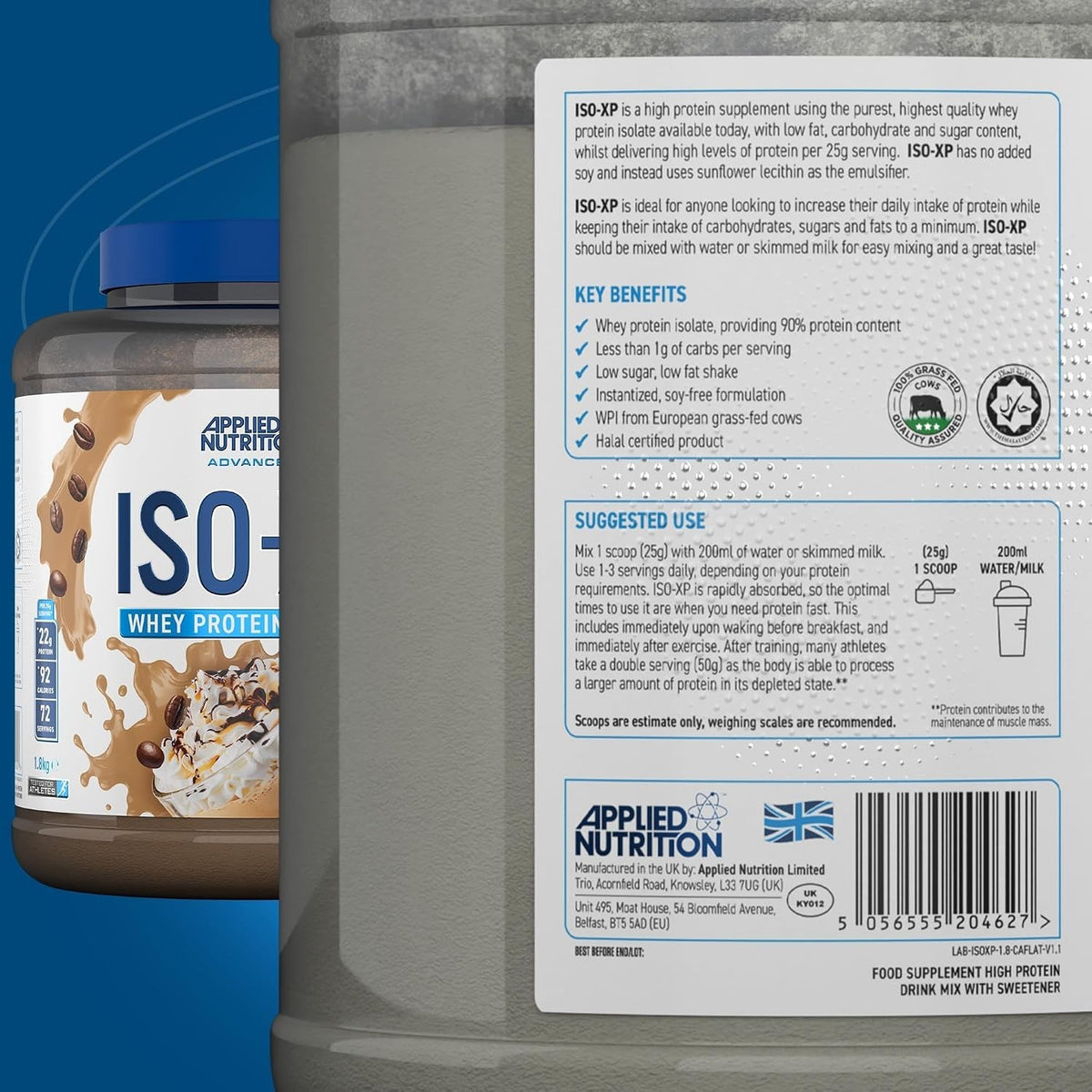 Applied Nutrition Iso-XP Whey Protein Isolate 1.8kg