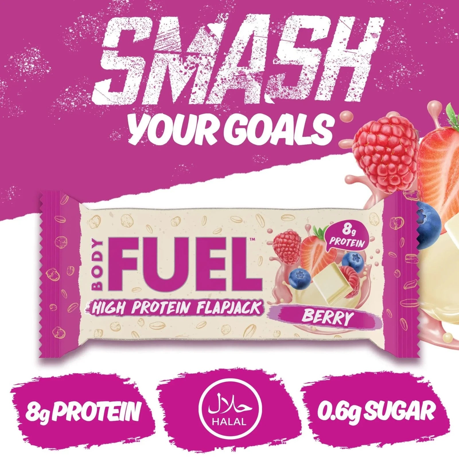 Applied Nutrition Body Fuel High Protein Flapjack 12x40g
