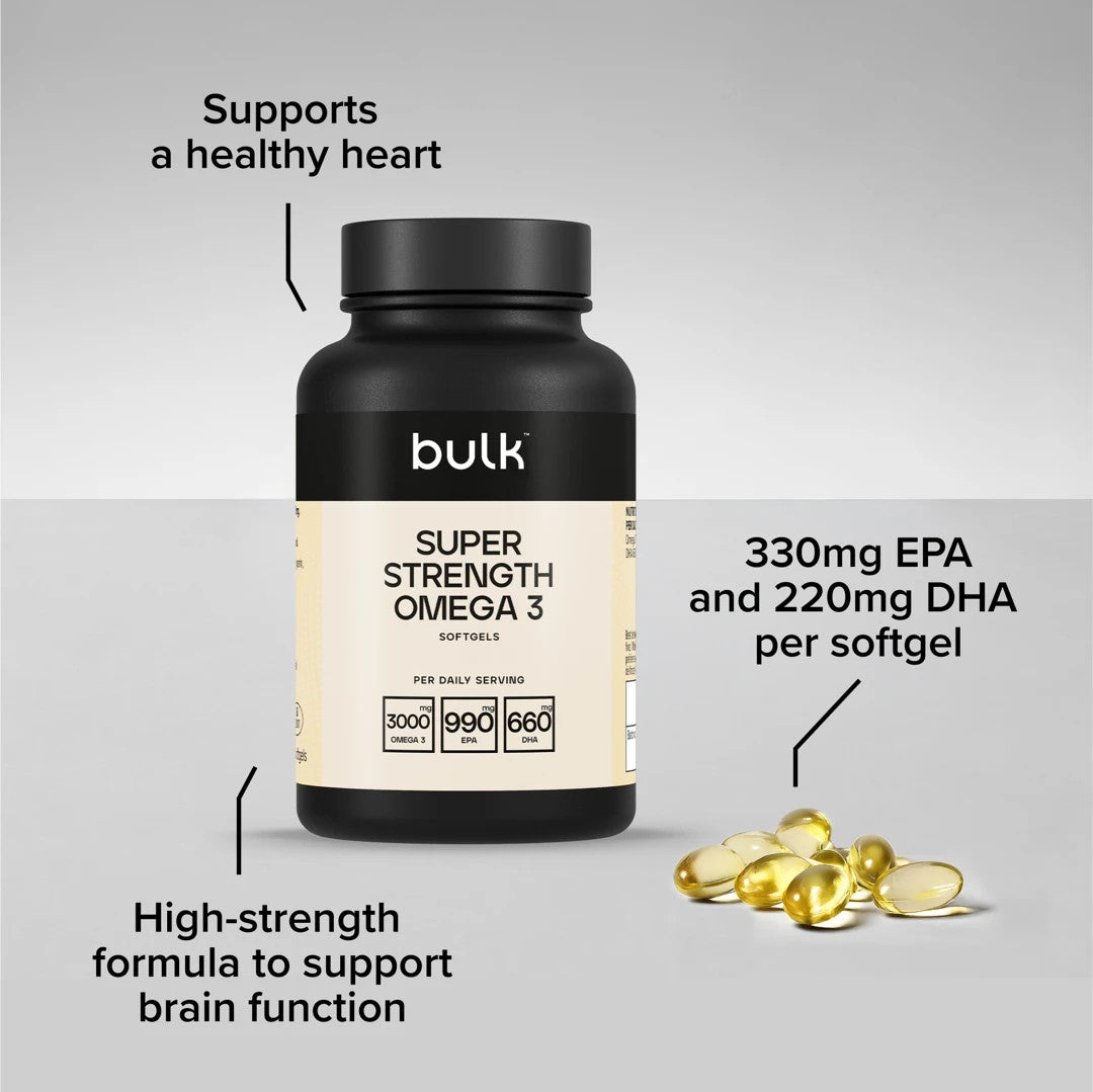 Bulk Omega 3 Fish Oil 1000mg