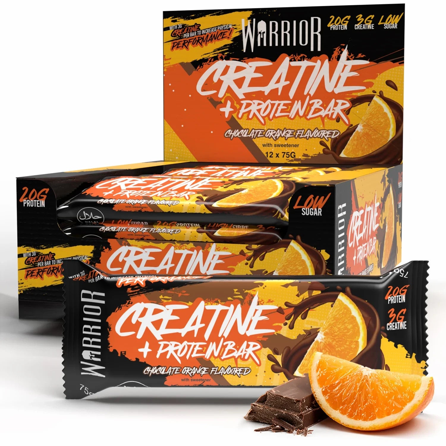 Warrior Protein Bars 12x75g 20g