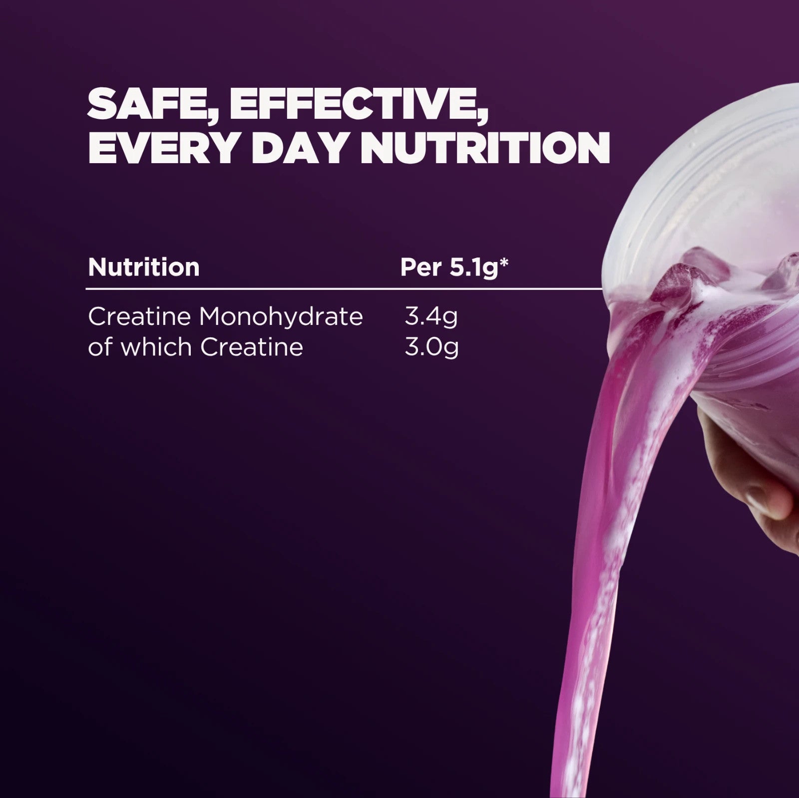 Myprotein Impact Creatine 255g Vimto Flavour 3g Per Serving