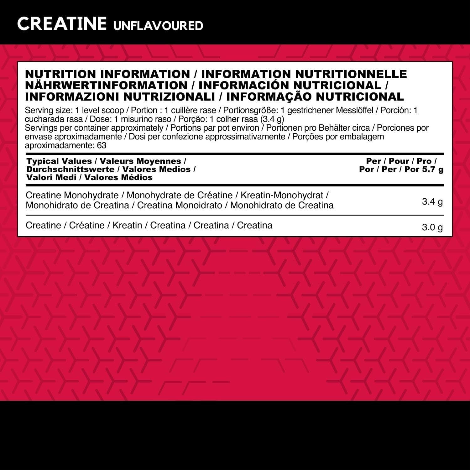 BSN Creatine DNA 216g Micronised Creatine Monohydrate
