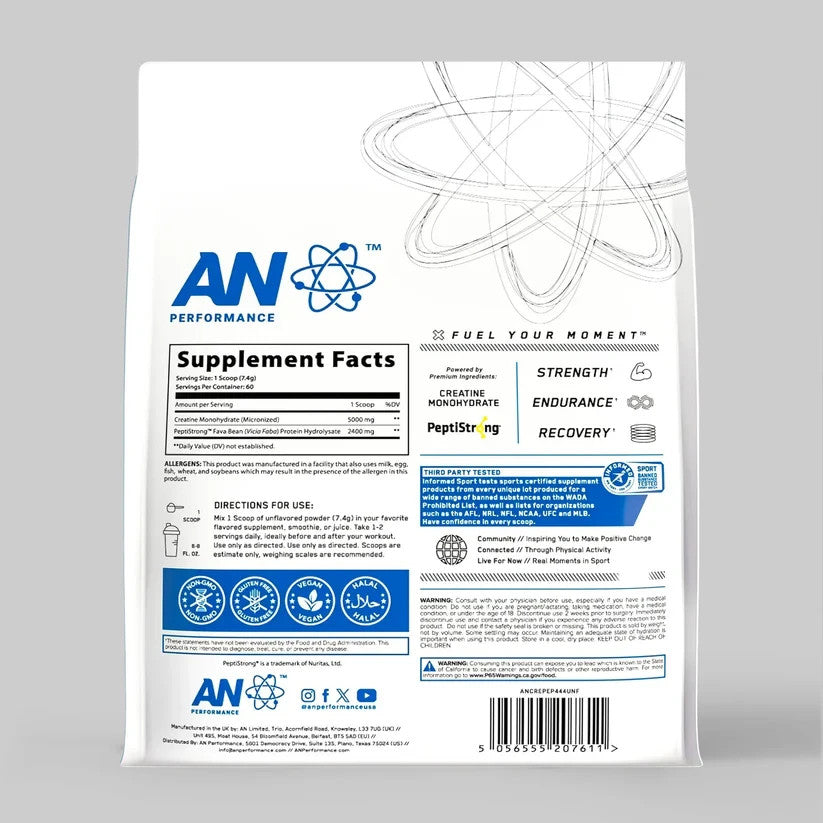 Applied Nutrition Creatine + Peptide 444g Unflavoured
