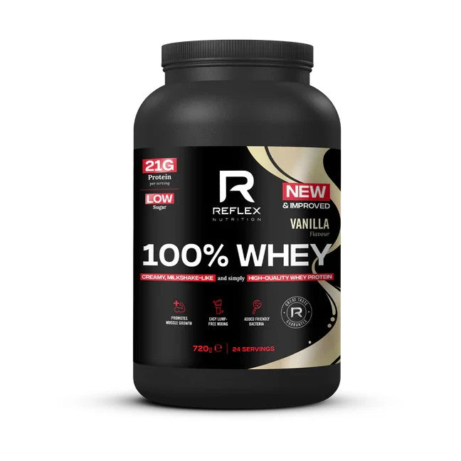 Reflex Nutrition 100% Whey Protein 720g | 21g Protein | Halal Certified | 4 Flavours