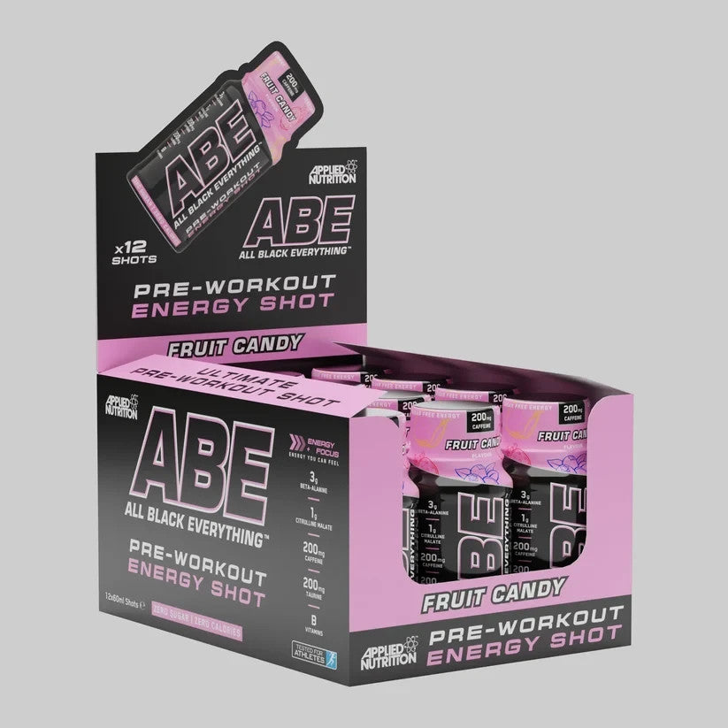 Applied Nutrition ABE (All Black Everything) Shots 12x60ml Blue Lagoon